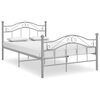 vidaXL Okvir za krevet sivi metalni 120 x 200 cm