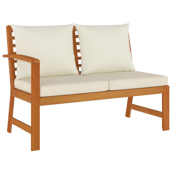 vidaXL 7-dijelni vrtni blagovaonski set s jastucima od bagremovog drva