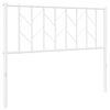 vidaXL Metalno zamjensko uzglavlje bijelo 107 cm