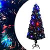 vidaXL Osvijetljeno božićno drvce sa stalkom i LED 240 cm optička vlakna