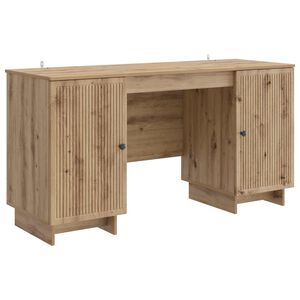 vidaXL Stol Hrast artisan Konstruirano drvo 142,5 x 50 x 75 cm