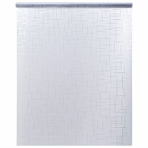 vidaXL Prozorska folija matirana s uzorkom zvijezda 90 x 500 cm PVC