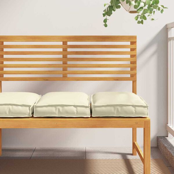 vidaXL Jastuk 2 pcs Krema 40 x 40 x 8 cm Oxford tkanina