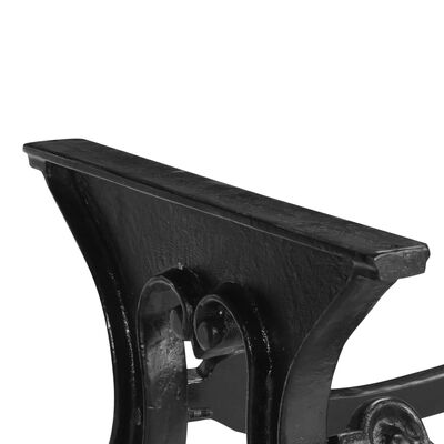 vidaXL Noge za blagovaonski stol 150 x 60 x 72 cm od lijevanog željeza