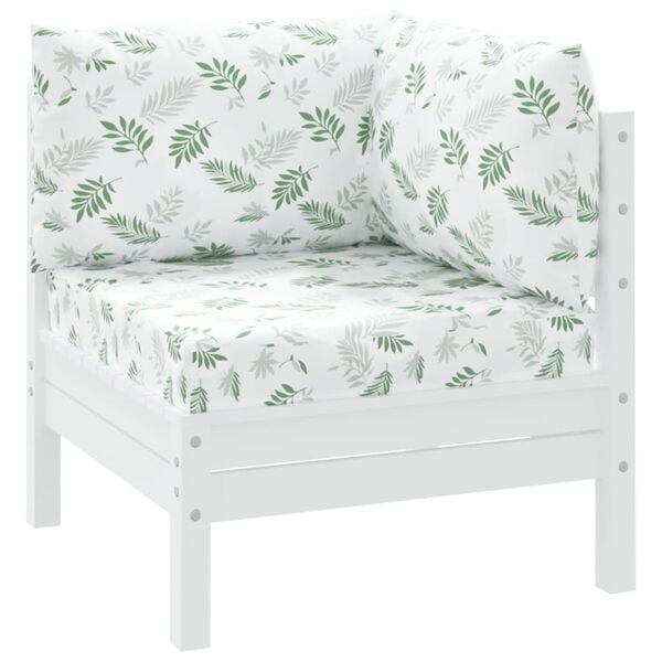 vidaXL Jastuci za palete 3 kom uzorkom li&scaron;ća od tkanine Oxford