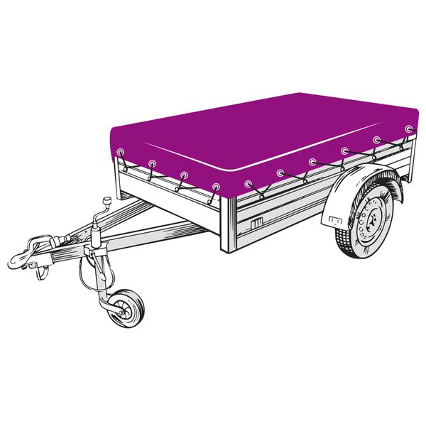 vidaXL Mreža za prikolicu HDPE 2,5 x 3,5 m crna