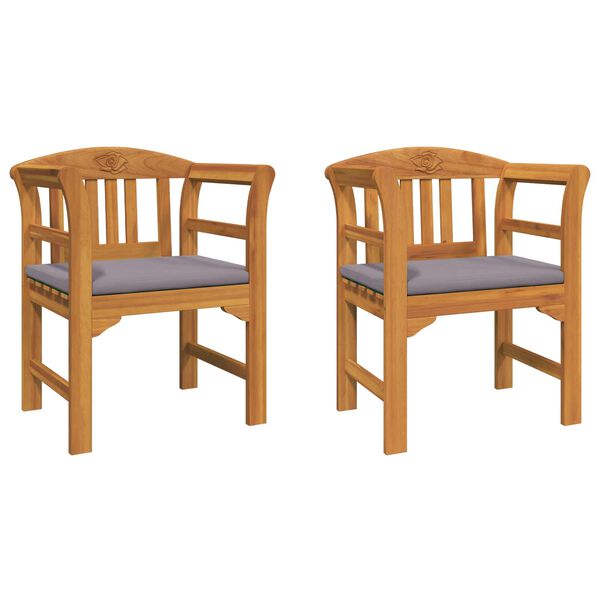 vidaXL Klupa s ružama Prirodna 68,5 x 46 x 82,5 cm Čvrsto drvo akacije