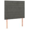 vidaXL Box spring krevet s madracem tamnosivi 100x200 cm bar&scaron;unasti