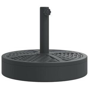vidaXL Baza suncobrana za stupove &Oslash; 38/48 mm 25 kg okrugla