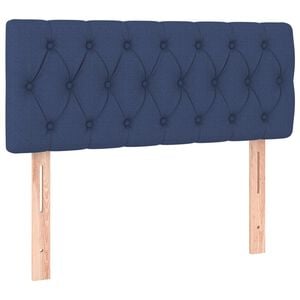 vidaXL Uzglavlje plavo 90x7x78/88 cm od tkanine