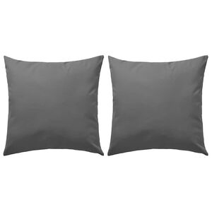 vidaXL Vrtni jastuci 2 kom 45 x 45 cm sivi