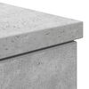 vidaXL Stol s ladicama Beton siva 140 x 49 x 76 cm Konstruirano drvo