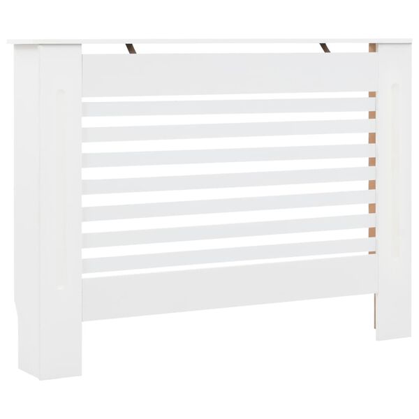 vidaXL Pokrovi za radijator 2 kom bijeli 112 x 19 x 81,5 cm MDF