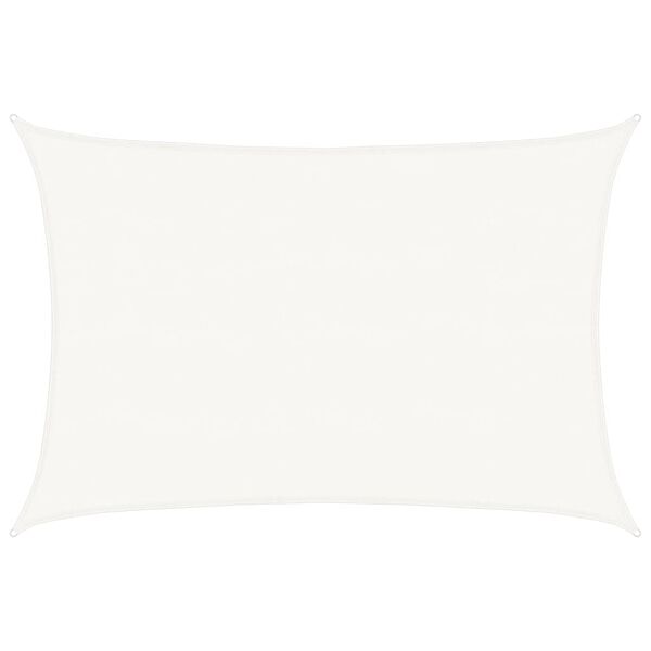 vidaXL Jedro za za&scaron;titu od sunca 160 g/m&sup2; bijelo 5 x 6 m HDPE