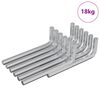 vidaXL Hex ključ 1800 kom. Srebrna 32 x 86 mm Čelik
