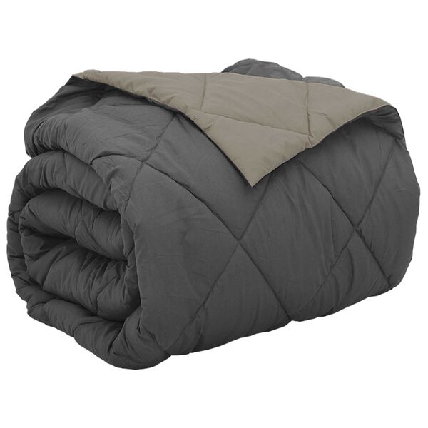 vidaXL Puni pokrivač za cijelu godinu Svijetlo siva i antracit