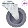 vidaXL Okretni kotačići s otvorom za vijke 24 kom 75 mm