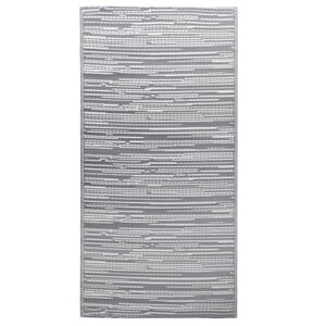 vidaXL Vanjski tepih ARAKIL sivi 160x230 cm PP