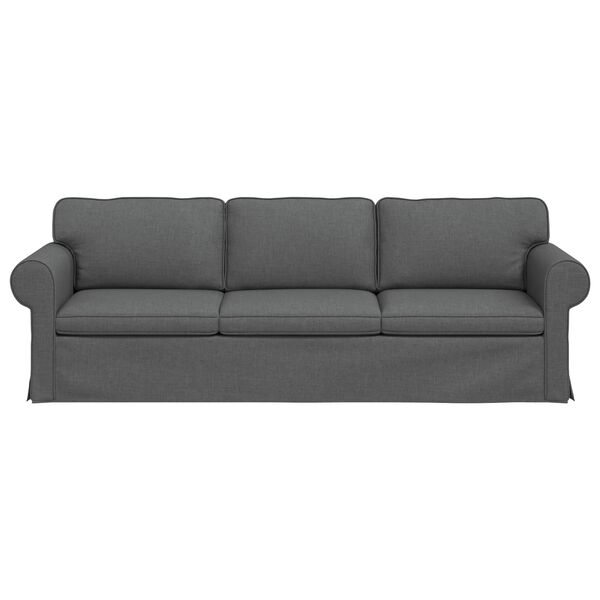 vidaXL Sofa Tamno siva
