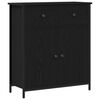 vidaXL Kreveta Crni hrast 70 x 30 x 80 cm Konstruirano drvo