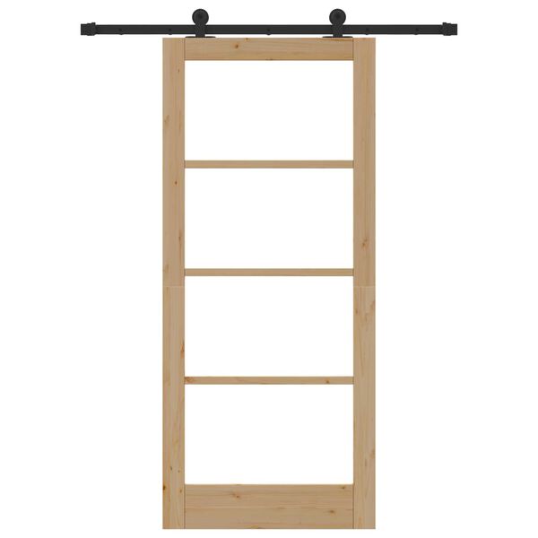 vidaXL Klizna vrata ORKDAL Prirodna 86 x 198,5 cm