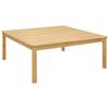 vidaXL Kava Stol Svijetla akacija 110 x 110 x 45 cm