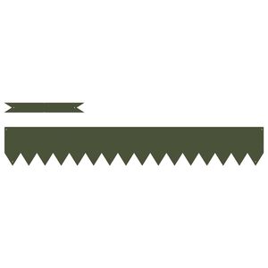 vidaXL Ograda oko Travnjaka 10 pcs Maslinasto zelena