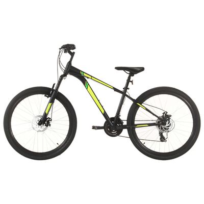 vidaXL Brdski bicikl 21 brzina kotači od 27,5 " okvir od 38 cm crni