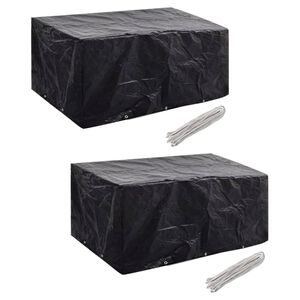 vidaXL Navlake za vrtni namje&scaron;taj za 6 osoba 2 kom 10 u&scaron;ica 240x140 cm
