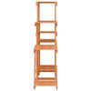 vidaXL Stalak za cvijeće 110 x 25 x 96 cm od masivne jelovine