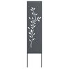 vidaXL Privatnost u vrtu Antracit 32 x 140 cm Hladno valjana čelična