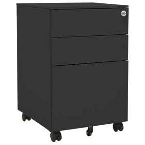 vidaXL Mobilni ormarić za spise antracit 39 x 45 x 60 cm čelični