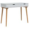 vidaxl Toaletni stol FAUSKE Bijela 100 x 50 x 78 cm