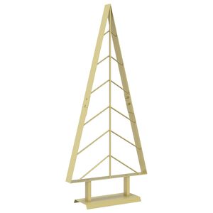 vidaXL Metalno božićno drvce sa stalkom KUOPIO 90 cm Čelik Zlatno