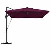 vidaXL Kantilever Roma Parasol Crvena i Crna 352 x 251 x 265 cm