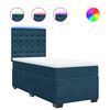 vidaXL Box spring krevet s madracem plavi 80 x 200 cm bar&scaron;unasti