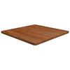 vidaXL Četvrtasta stolna ploča smeđa 70x70x2,5 cm tretirana hrastovina