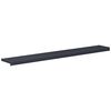 vidaXL Prozorska klupčica Antracit s drvenim uzorkom 160 x 25 x 4,5 cm