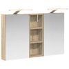 vidaXL Set ormarića za kupaonicu 3 kom. 80 x 10,5 x 50 cm