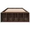 vidaXL Okvir za krevet smeđi hrast 90 x 200 cm od konstruiranog drva