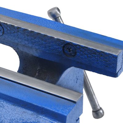 vidaXL Stolna stega plava 150 mm od lijevanog željeza
