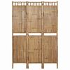 vidaXL Sobna pregrada s 3 panela od bambusa 120 x 180 cm