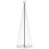 vidaXL Stožasto božićno drvce toplo bijelo 310 LED žarulja 100x300 cm