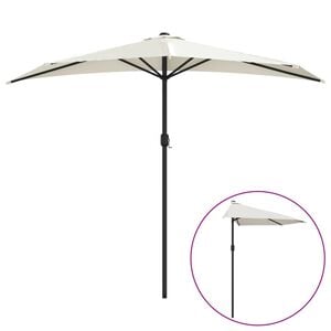 vidaXL Balkonski suncobran s aluminijskom &scaron;ipkom 270x144 cm