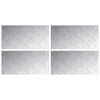 vidaXL Stepenica 4 kom. 80 x 40 cm Srebrno Aluminij Pravokutni