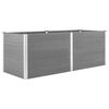 vidaXL Vrtna posuda za sadnju 250 x 100 x 91 cm WPC siva