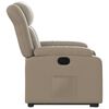 vidaXL Električni naslonjač na podizanje umjetna koža boja cappuccina