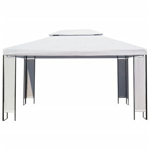 vidaXL Sjenica bijela 3 x 4 m