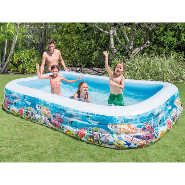 Intex Swim Center obiteljski bazen 305 x 183 x 56 cm s morskim uzorkom