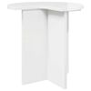 vidaXL Bocni stol Bijela visokog sjaja &Oslash; 39 x 38 cm Konstruirano drvo